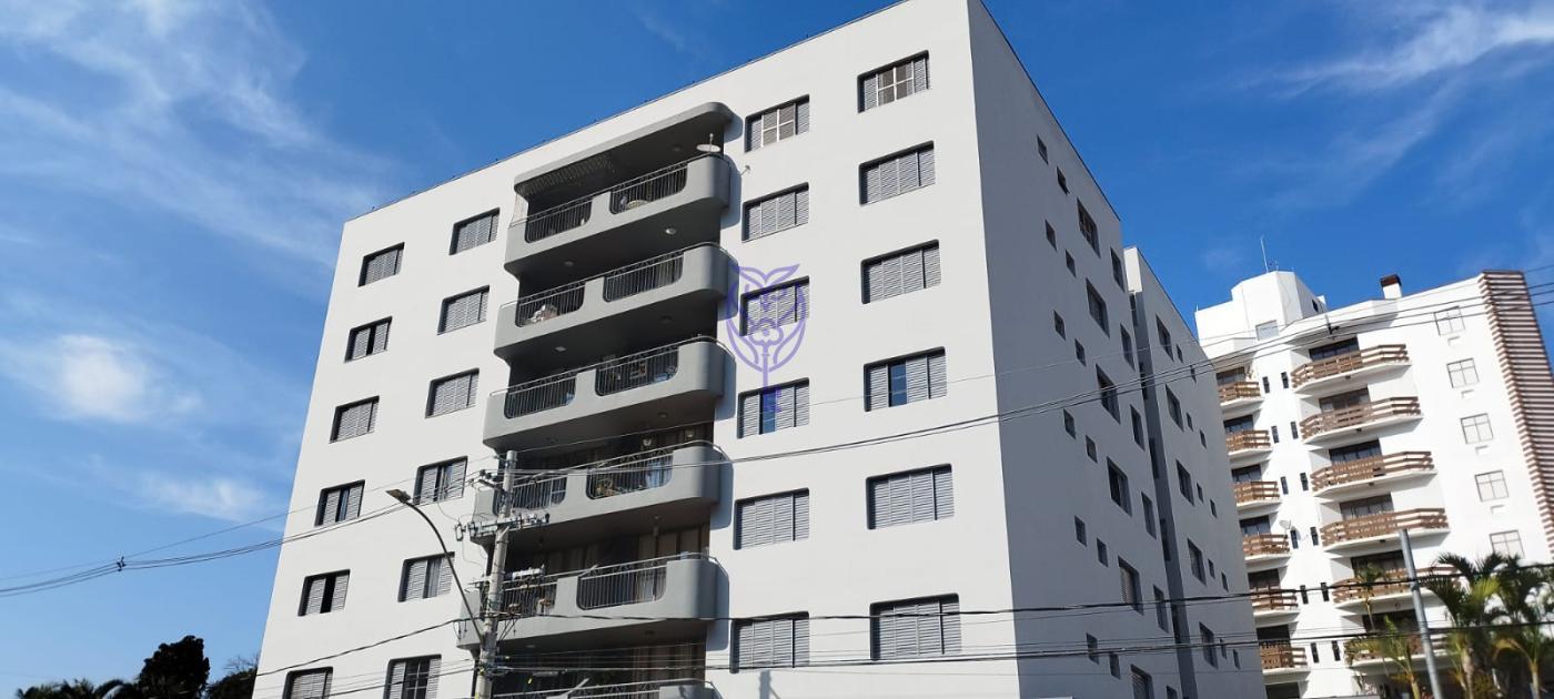 Fachada do prdio do apartamento no Condomnio Shopping Avenida em Serra Negra SP